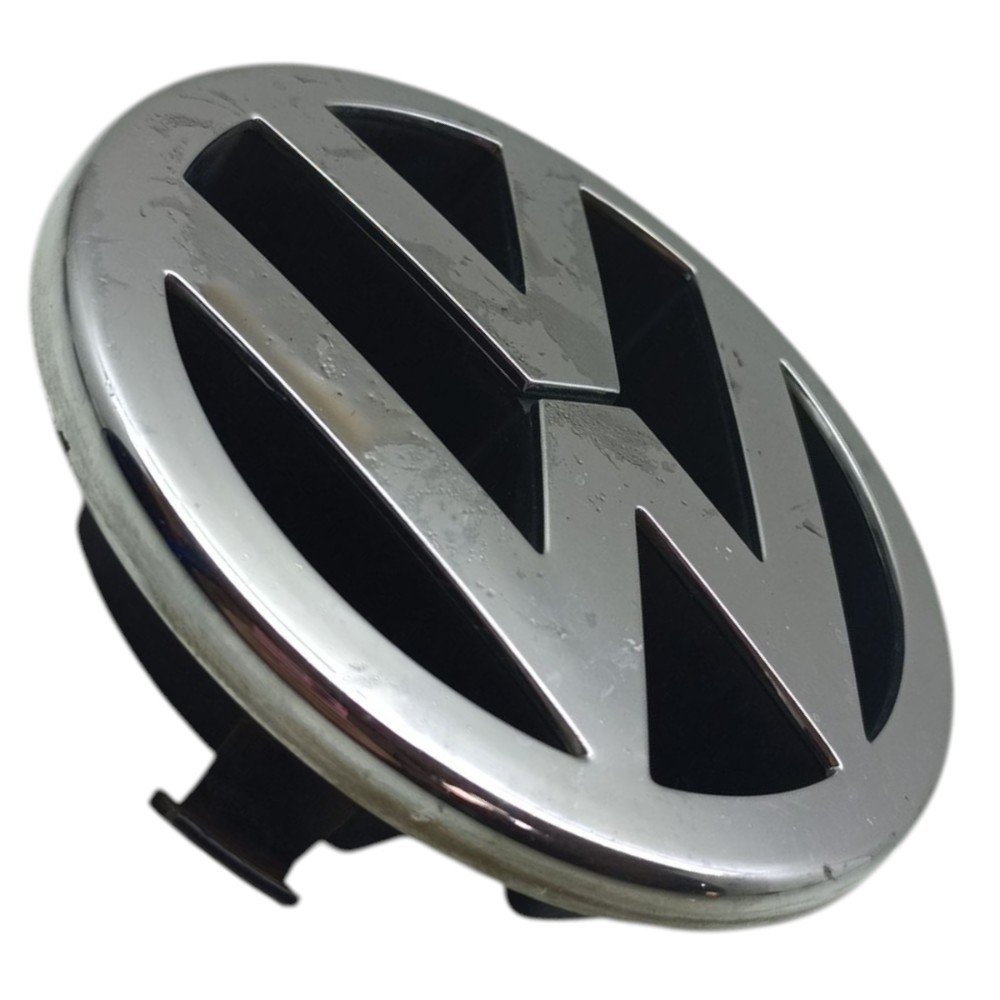 Emblema Grade Dianteira Com Detalhes Vw Polo 2008 2009 2010 2