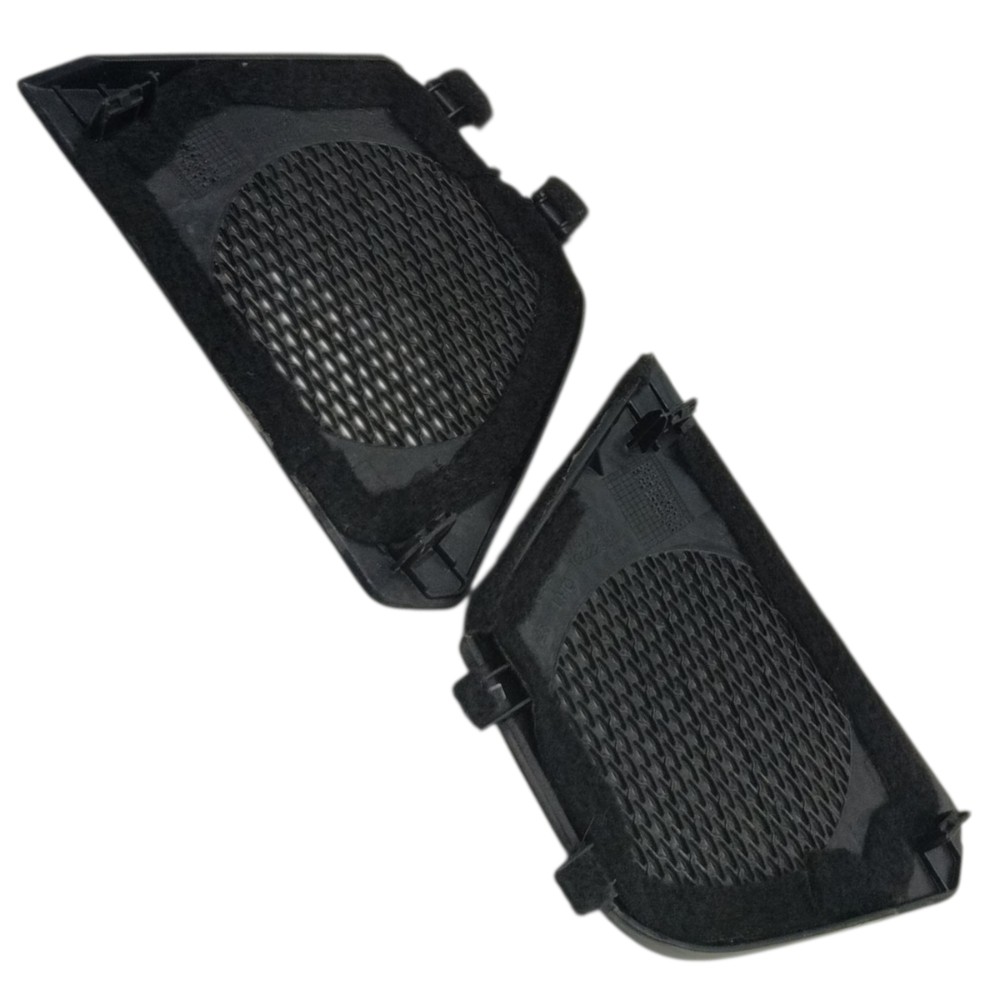 Par Tela Alto Falante Painel Fiat Toro 2021 2020 2019 2018 Preto 3
