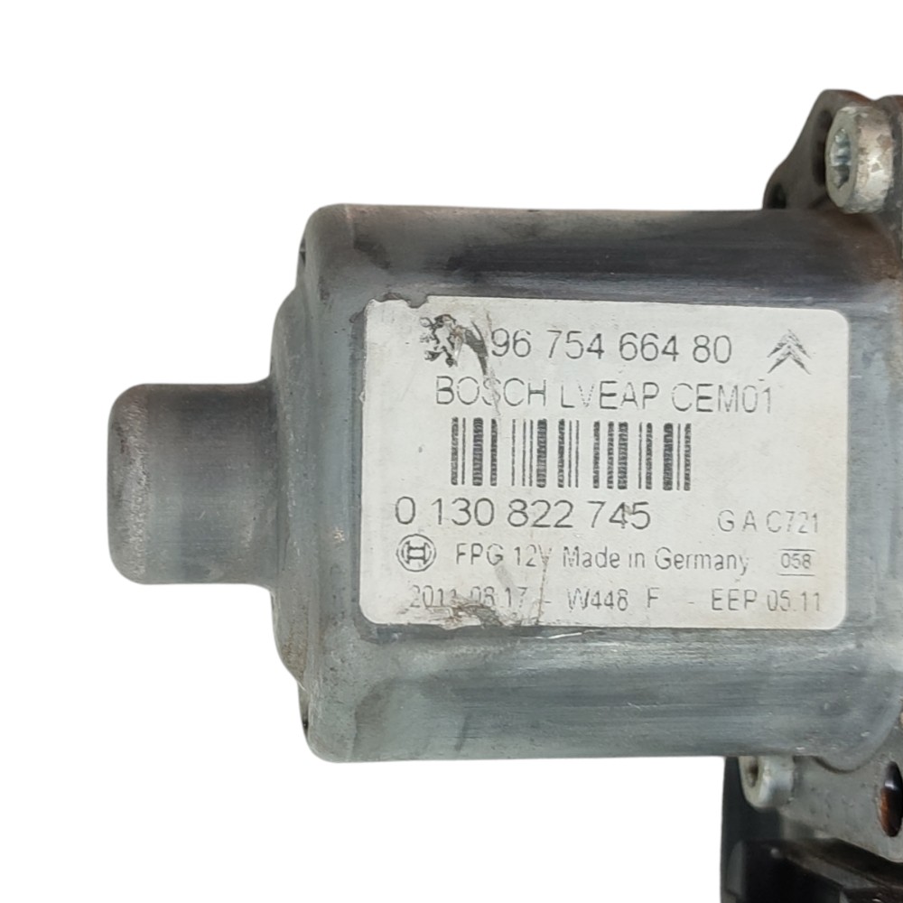 Motor Maquina Vidro Traseiro Esquerdo Peugeot 308 2011 2012 5