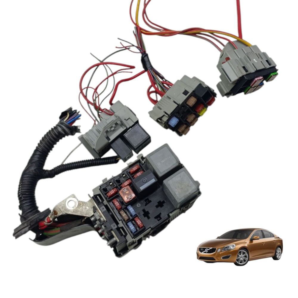 Kit Caixa Fusível Externa Volvo S60 1.6 T4 2010 2011 2012 13 1