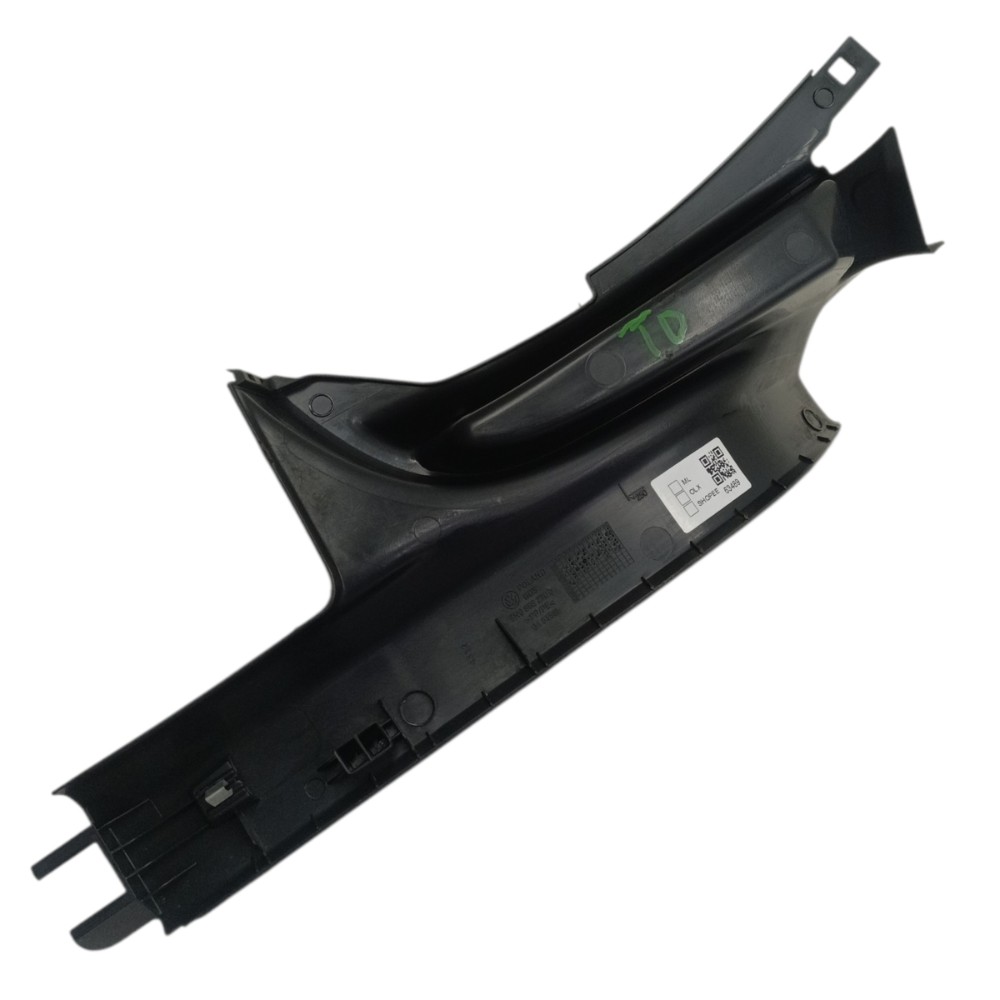Soleira Porta Traseira Direita Vw Tiguan 2011 2012 2013 Preto 3