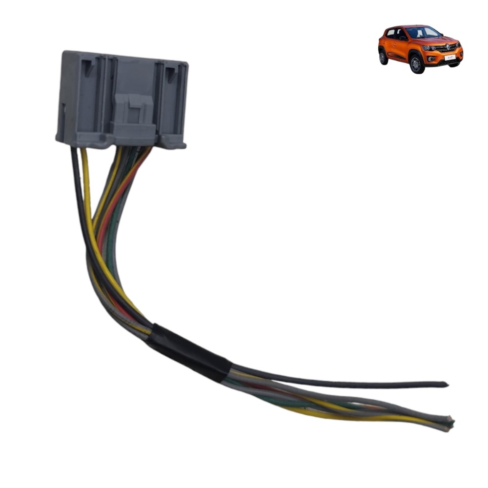 Plug Conector Módulo Comando Som Renault Kwid 2018 281139717