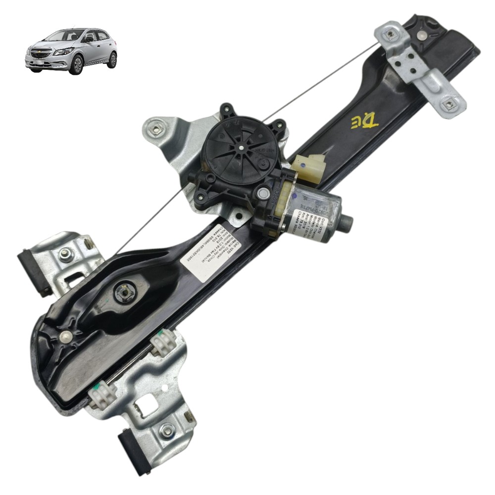 Motor Máquina Vidro Dianteiro Esquerdo Gm Onix 2013 Á 2019 1