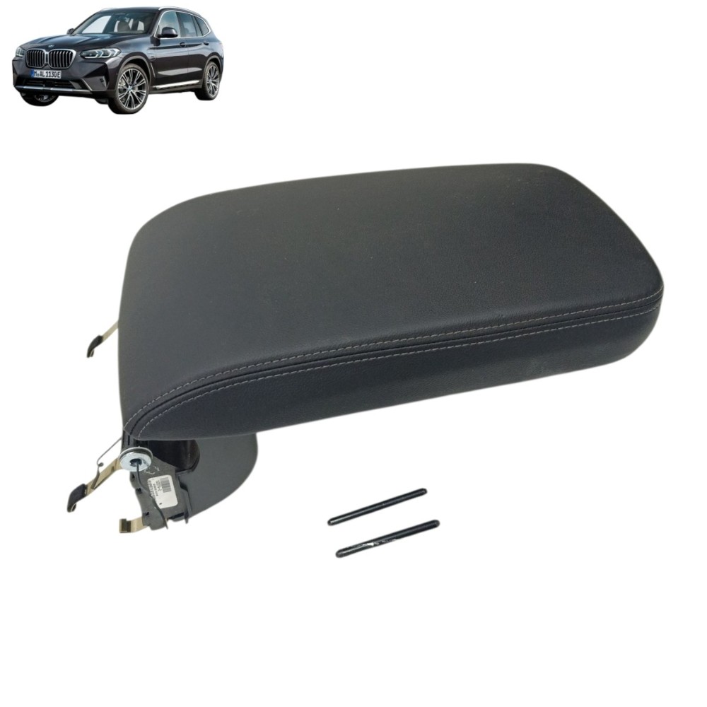 Apóio Braço Console Central Bmw X3 Híbrida 2022 2023 2024 Preto
