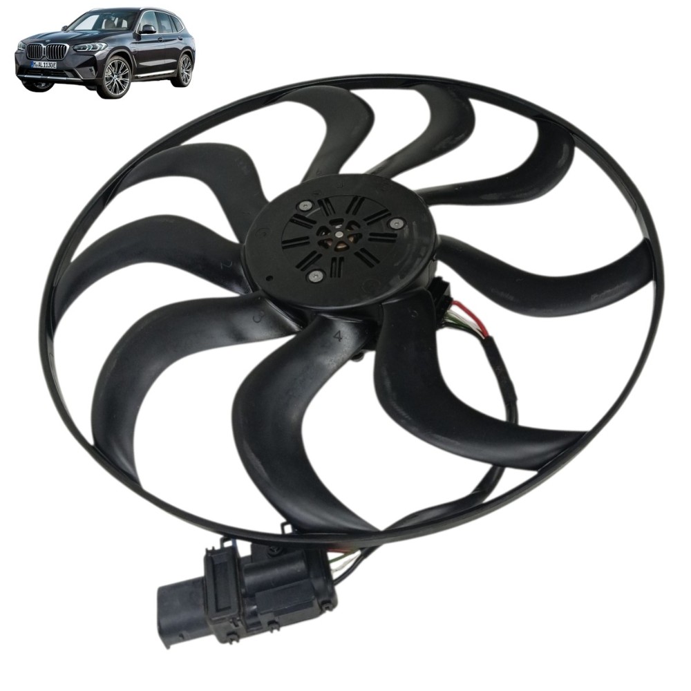Motor ventoinha radiador bmw x3 b48 2.0 hibrido 2024 2023 22