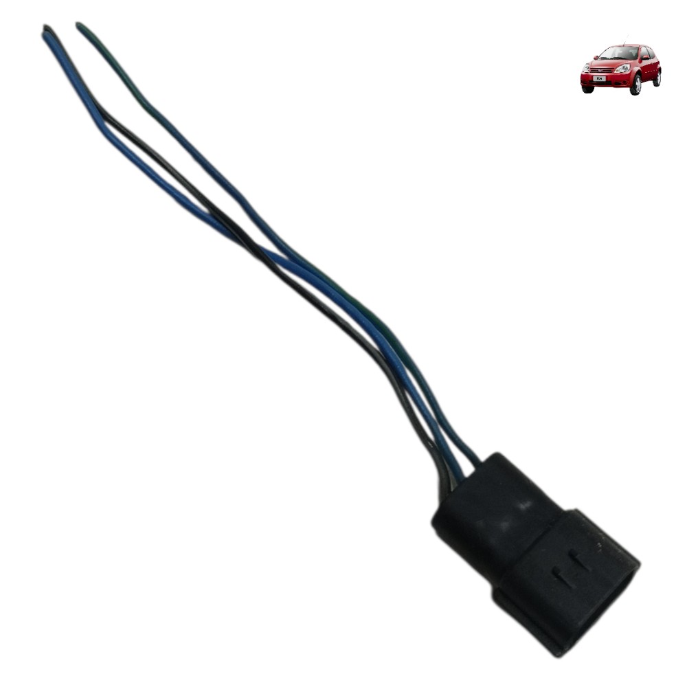 Plug conector motor limpador traseiro ford ka 2008 2009 2010 1