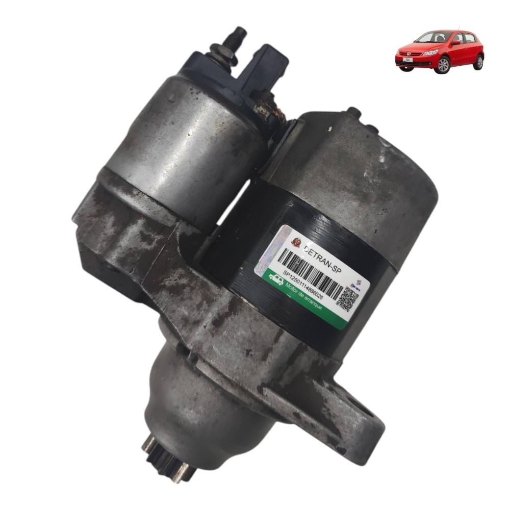 Motor arranque partida 9 dentes VW Gol Voyage fox G5 2010