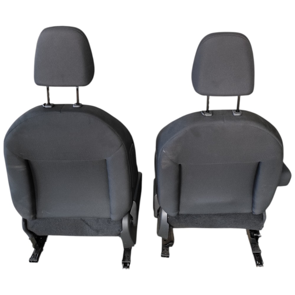 Par Banco Dianteiro Tecido Citroen Basalt 2025 2024 Cinza Cinza 4