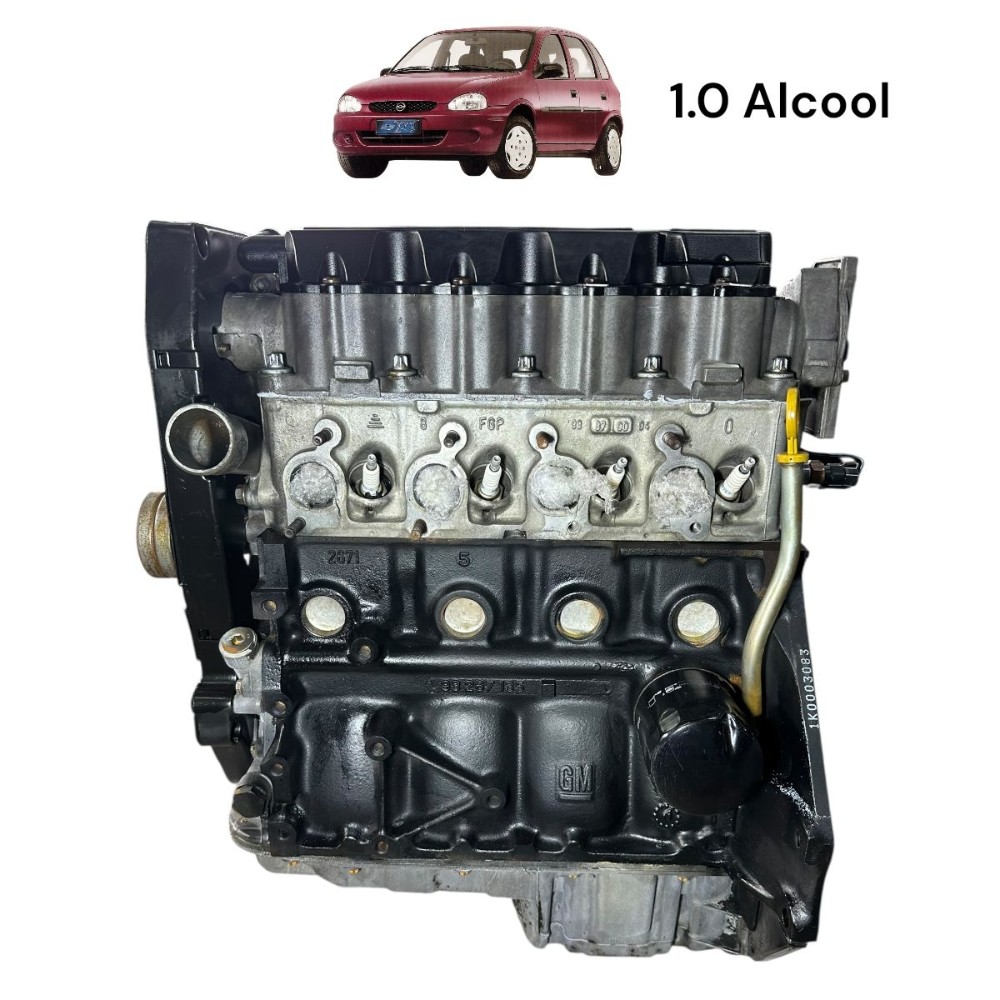Motor Parcial Gm Corsa Classic 1.0 Álcool 64cv 2003 1