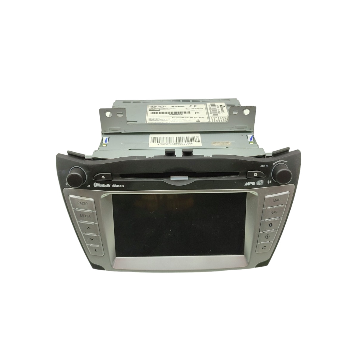 Rádio Multimídia Hyundai Ix35 2012 2013 2014 2015 Original  Cinza 1