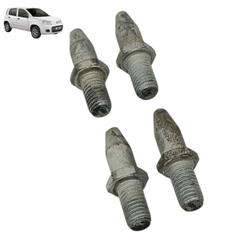 Jogo Parafuso Guia Roda Fiat Uno Vivace 2012 2013 2014 2015