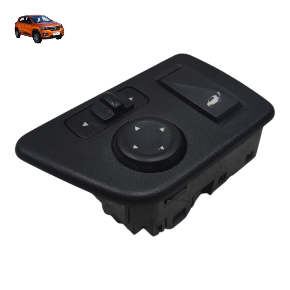 Botão Ajuste Retrovisor Abertura Tampa Renault Kwid 2018