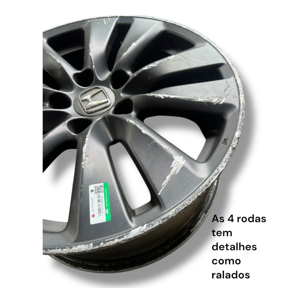 Jogo Roda Aro 17 5×114,3 Honda Accord 3.5 2011 2010 – Preto 6