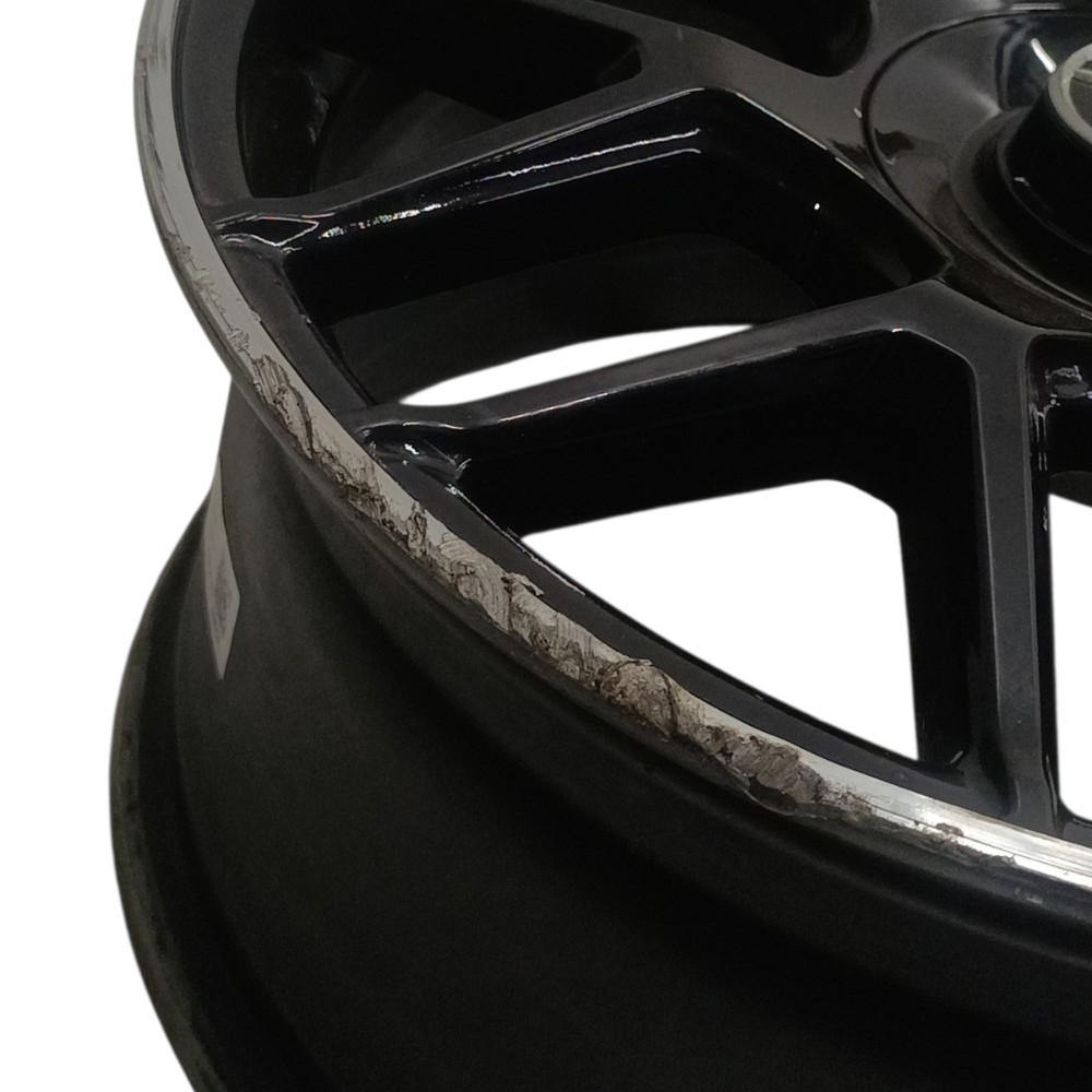 Roda Aro 19 5×112 Mercedes c230 2004 Detalhe Preto 5