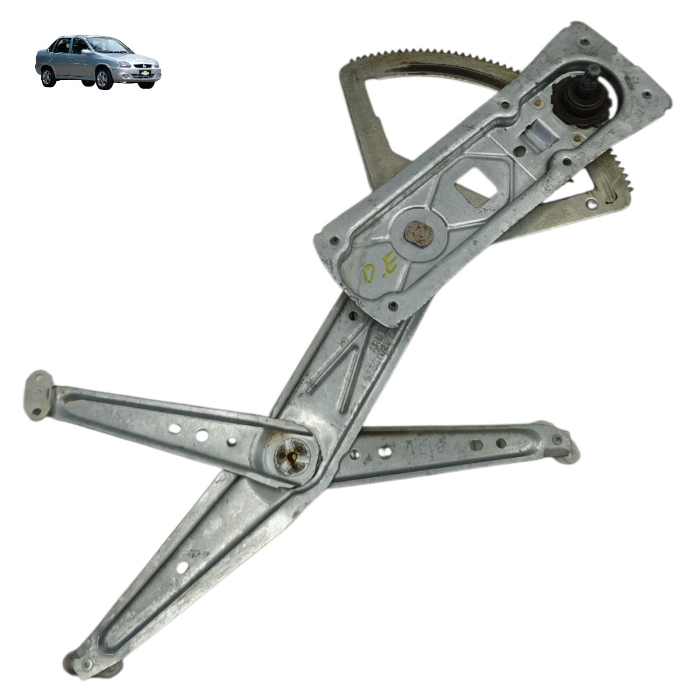 Máquina Vidro Manual Dianteiro Esquerdo Gm Classic 2007 2008 1