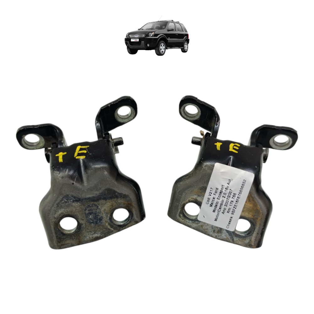 Par Dobradiça Porta Traseira Esquerda Ford Ecosport 2007 1