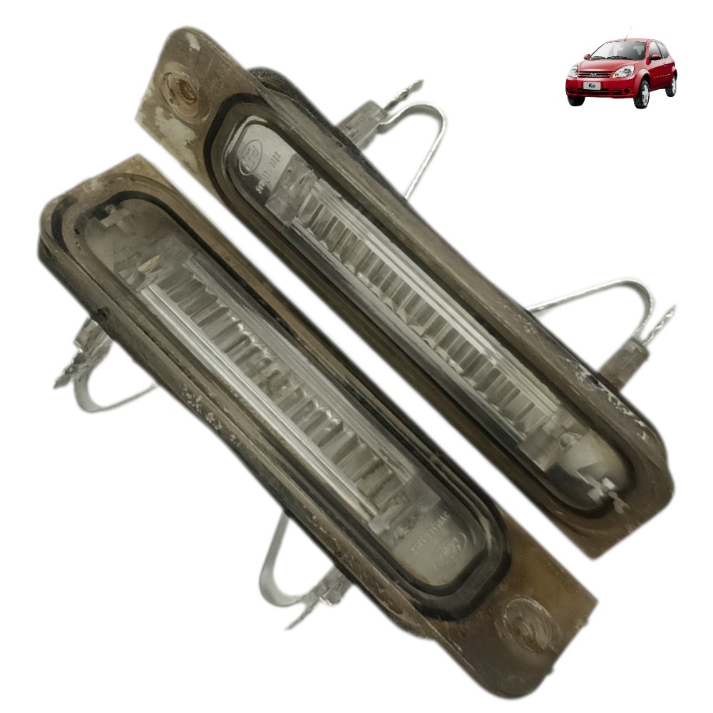 Par luz placa traseira ford ka 2008 2009 2010 2011 2012 2013 1