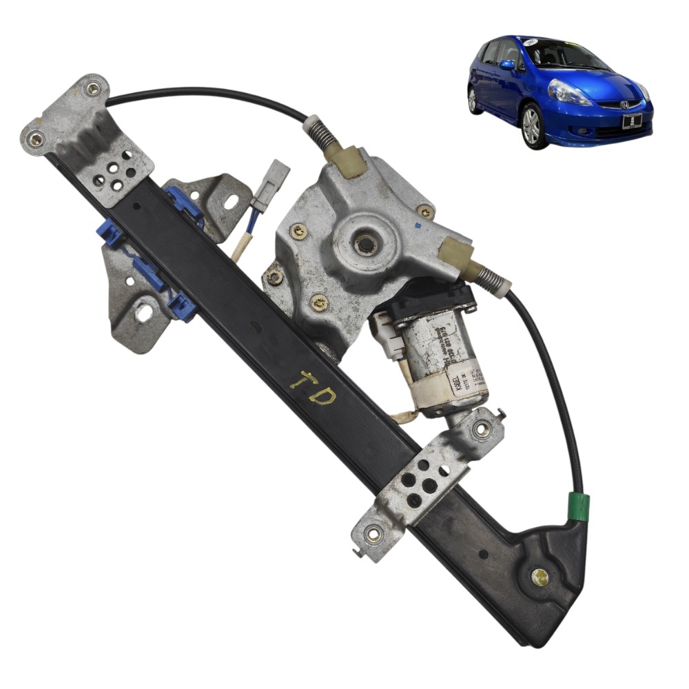 Motor Máquina Vidro Traseiro Direito Honda Fit 2004 2005 06 1