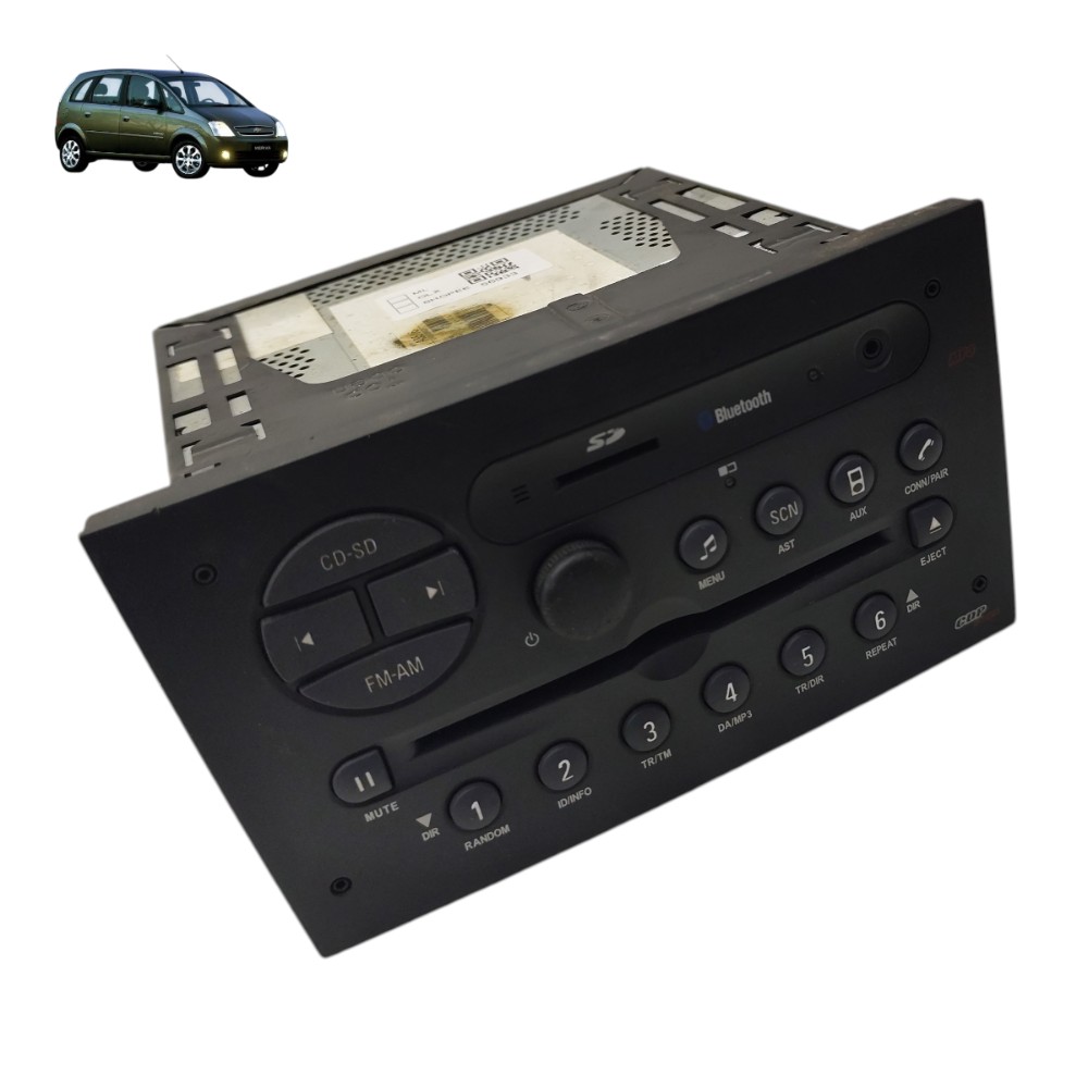 Rádio cd player Gm Meriva 1.4 2008 2009 2010 2011 2012 1