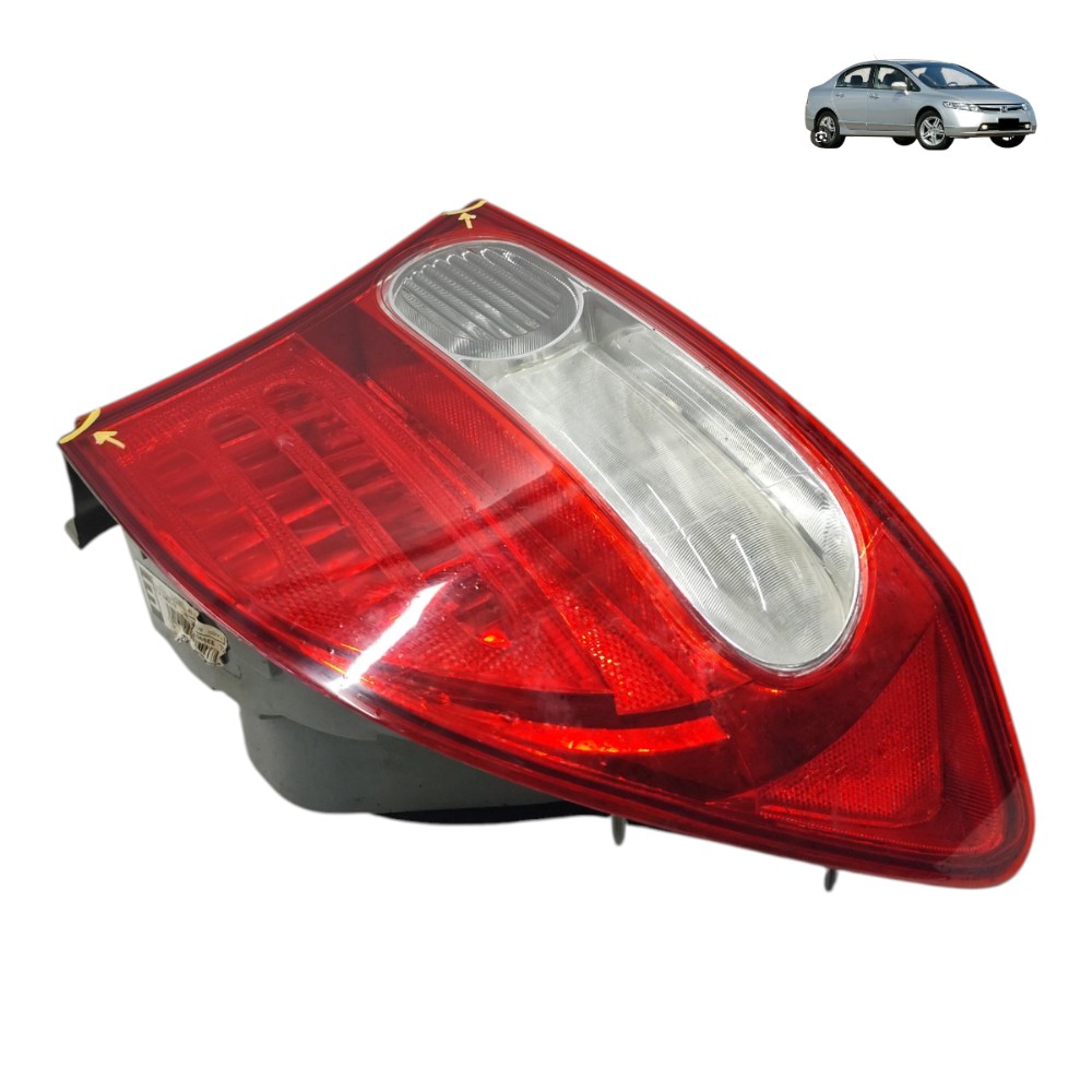Lanterna Esquerda Carroceria Honda Civic 2007 2008 Detalhe Esquerdo/motorista 1