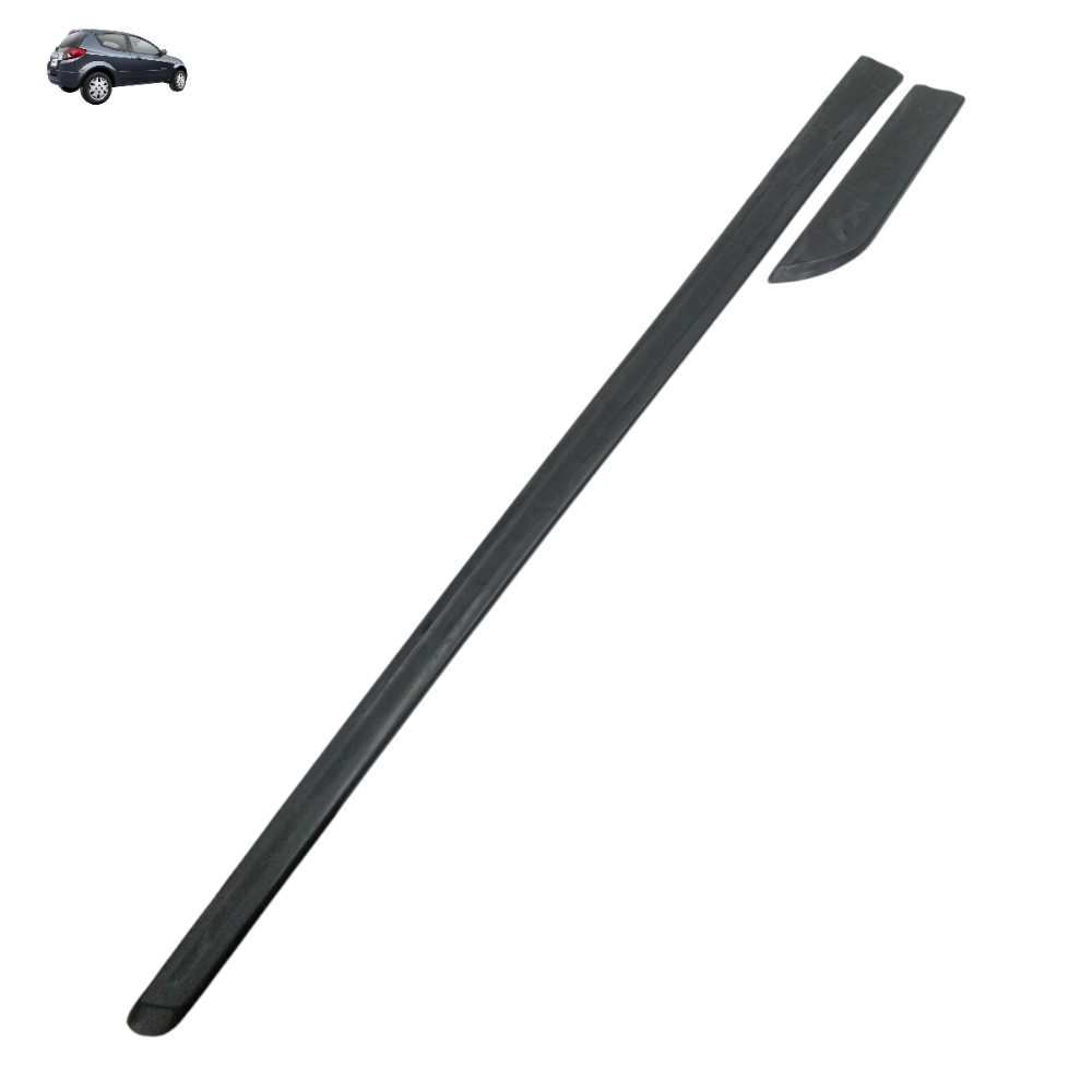 Par friso lateral esquerdo Ford Ka 2009 2010 2011 2012