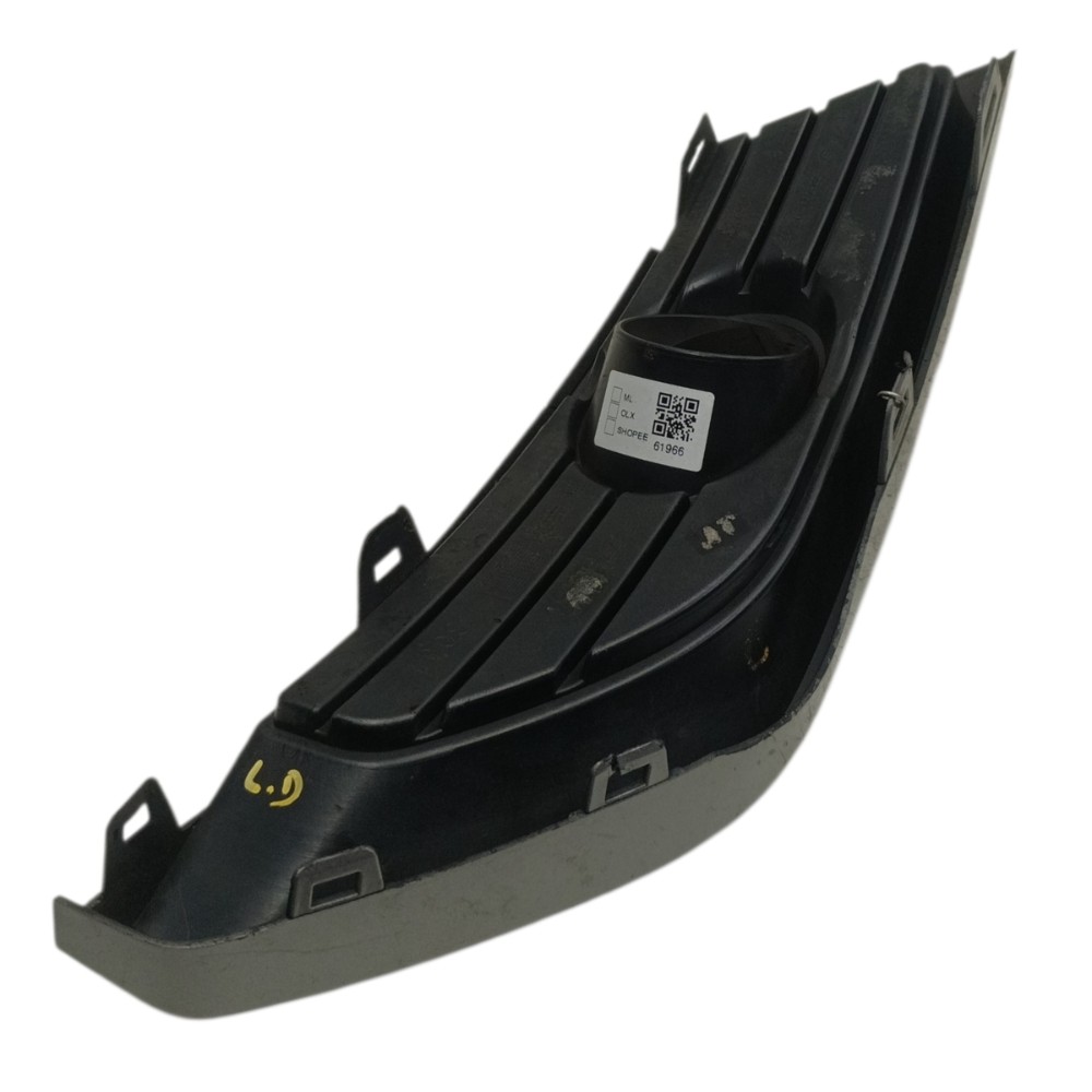 Moldura Direita Farol Milha Renault Sandero 2016 2017 2018 Preto E Cinza Direito 4