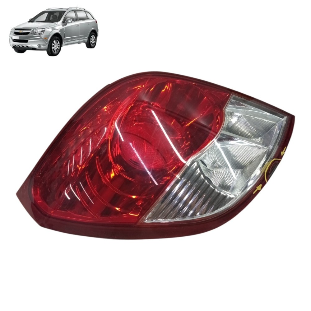 Lanterna Esquerda Gm Captiva 2011 2012 2013 2014 15 Detalhe Esquerdo/motorista Vermelho