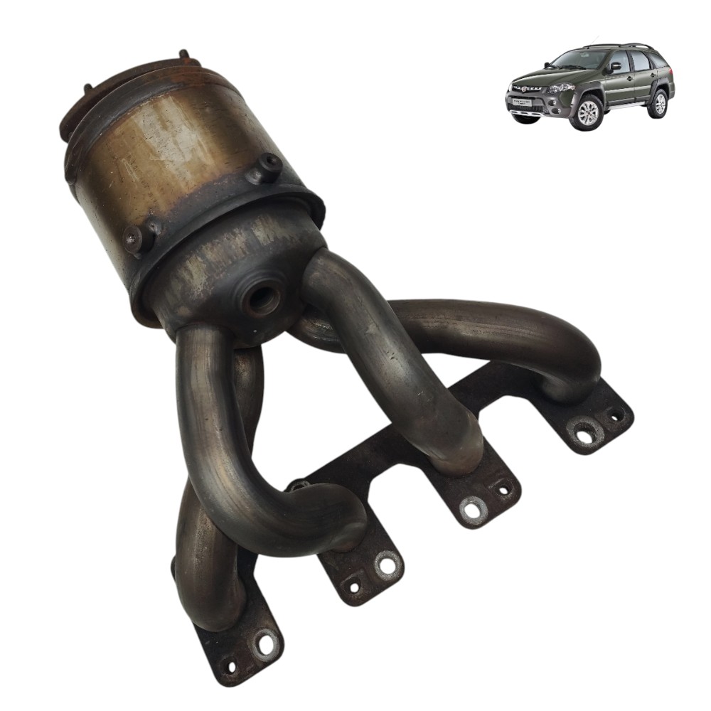 Catalisador fiat palio adventure 1.8 8v 2009 2010 2011 2012 1