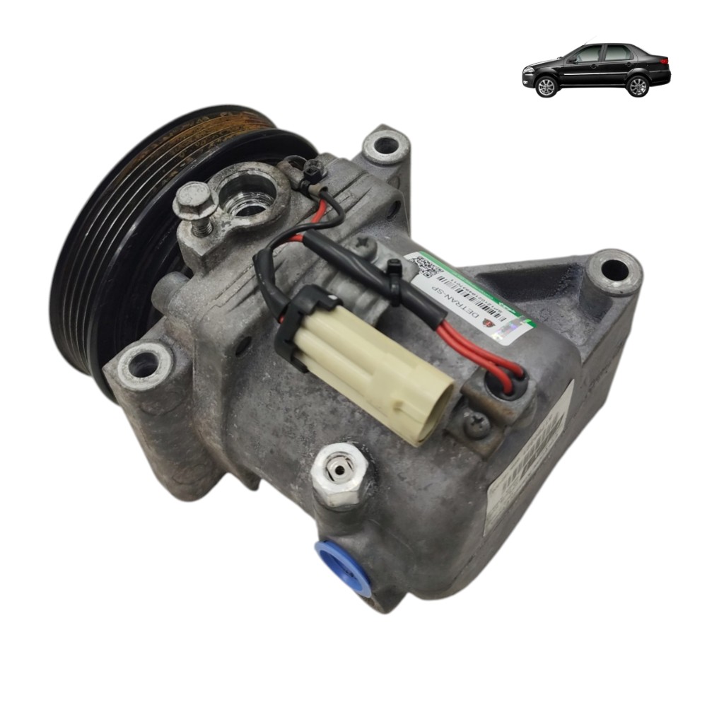 Compressor ar condicionado fiat siena palio 1.0 2010 2011