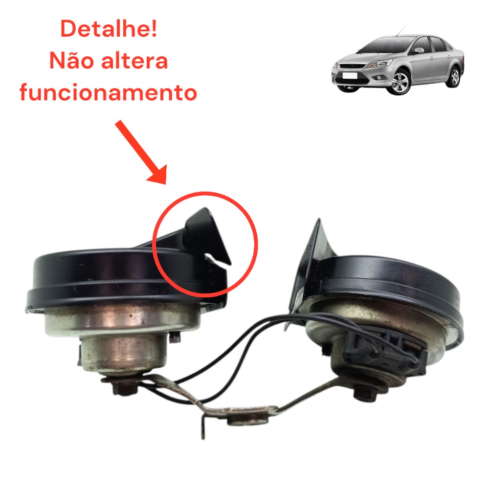 Par Buzina Caracol Ford Focus 2010 2011 2012 Detalhe Pequeno 1