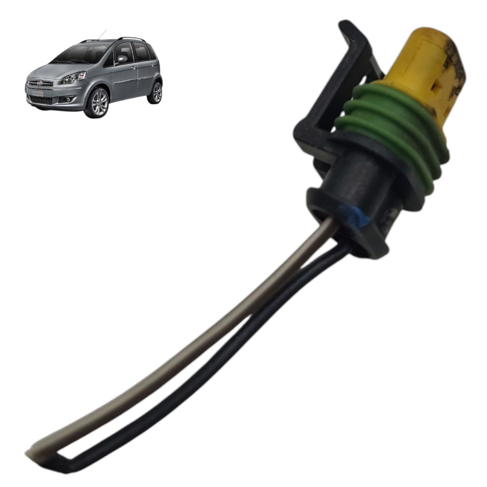 Plug conector compressor ar Fiat Idea 1.8 etorq 2012 2013 14 1