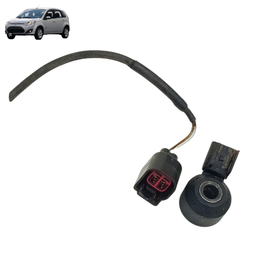 Sensor detonação Ford Fiesta 1.0 8v zetec rocam 2007 2008 14