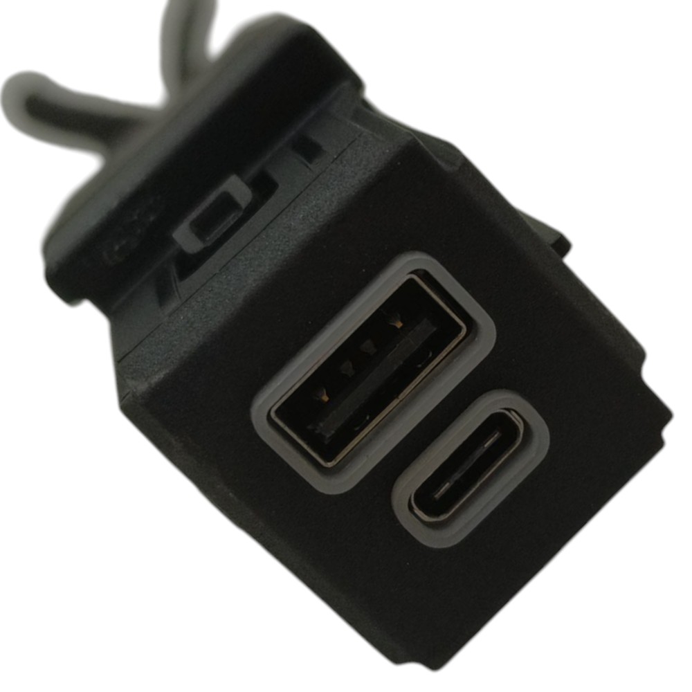 Entrada Usb Tipo C Painel Fiat Fastback 2021 2022 2023 2024 4