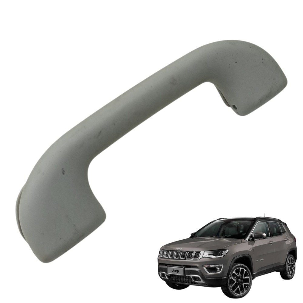 Alça Tetô Segura Mão Dianteira Jeep Compass 2018 2019 2020 Cinza
