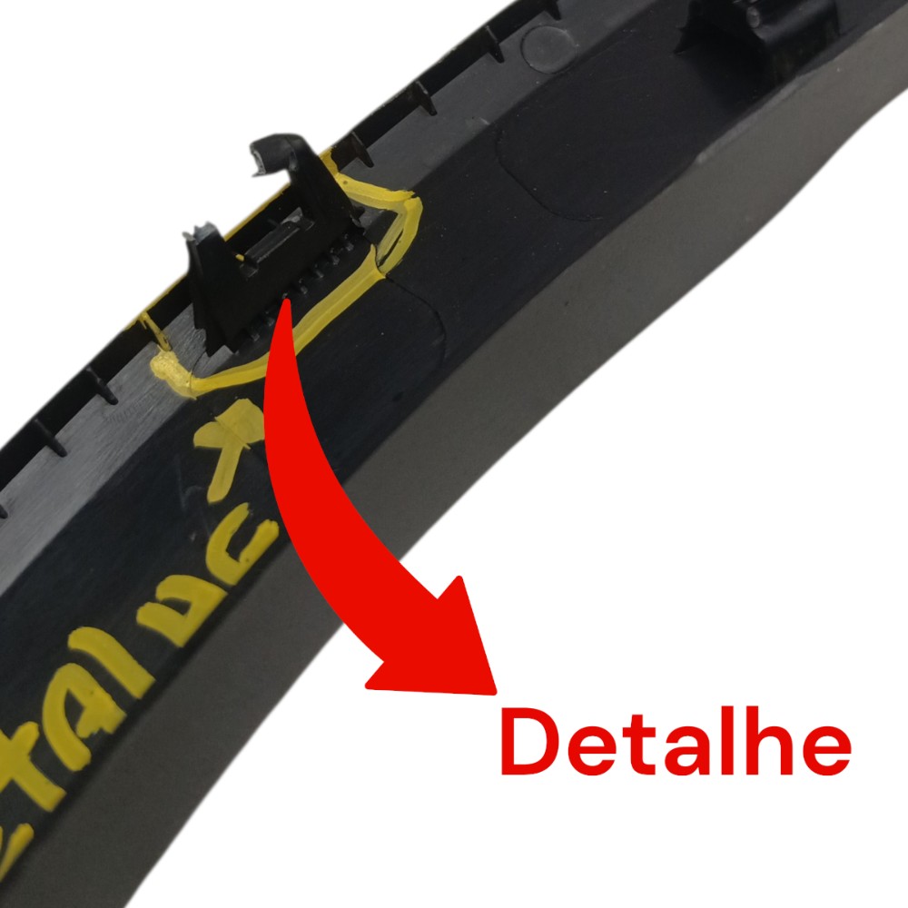 Moldura Paralama Traseiro Esquerdo Byd Song Pro 2024 2025 26 Preto 4