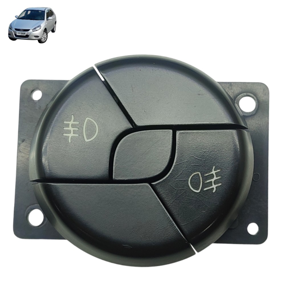 Botão Luz Farol Milha Jac J3 2011 2012 2013 2014 2015 2016 1
