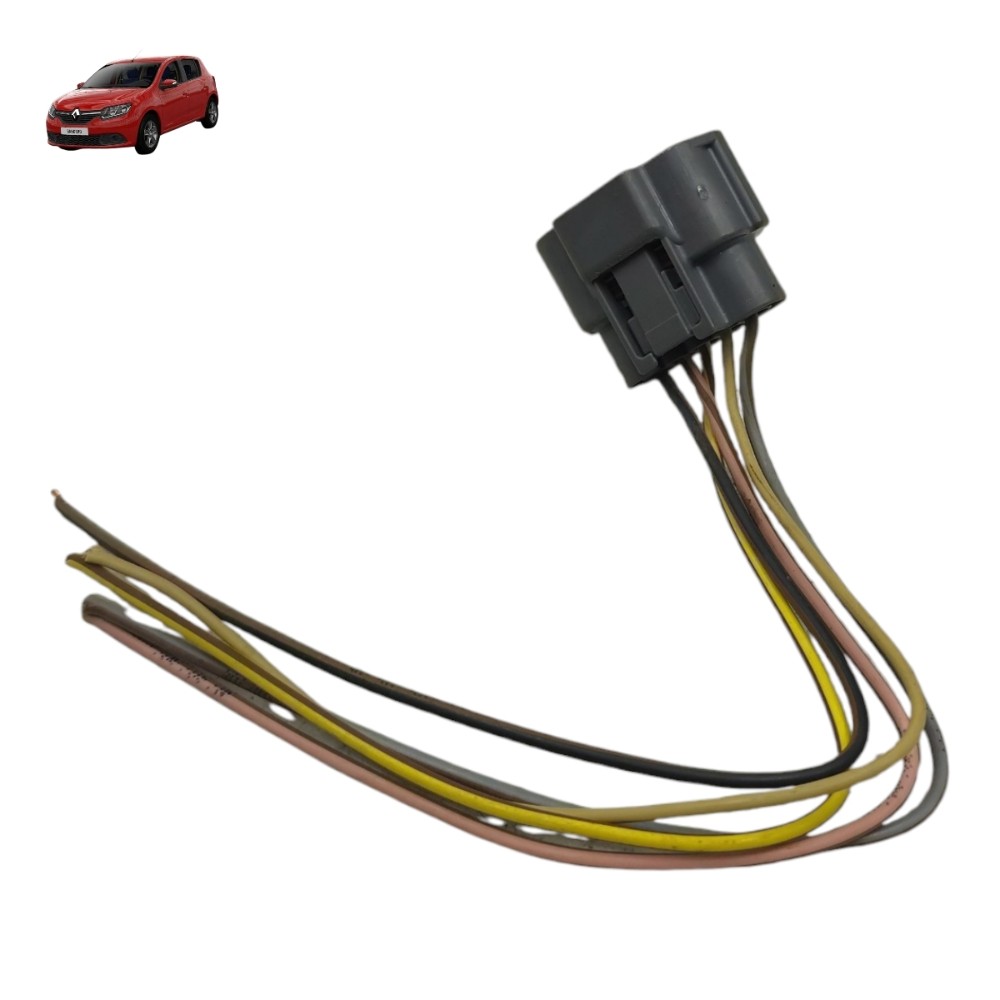 Plug Motor Limpador Parabrisa Renault Sandero Logan 2016 17 1