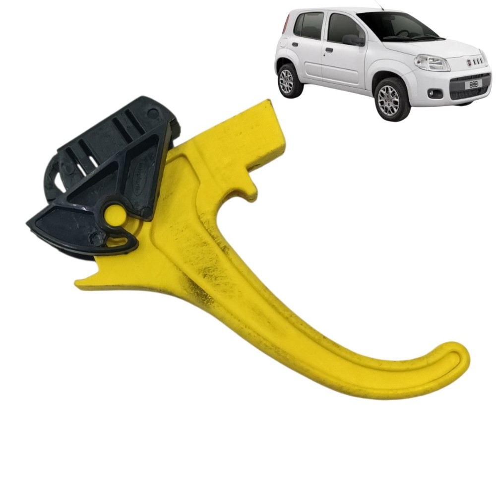Alavanca abertura capô fiat uno Vivace 2012 2013 2014 2015