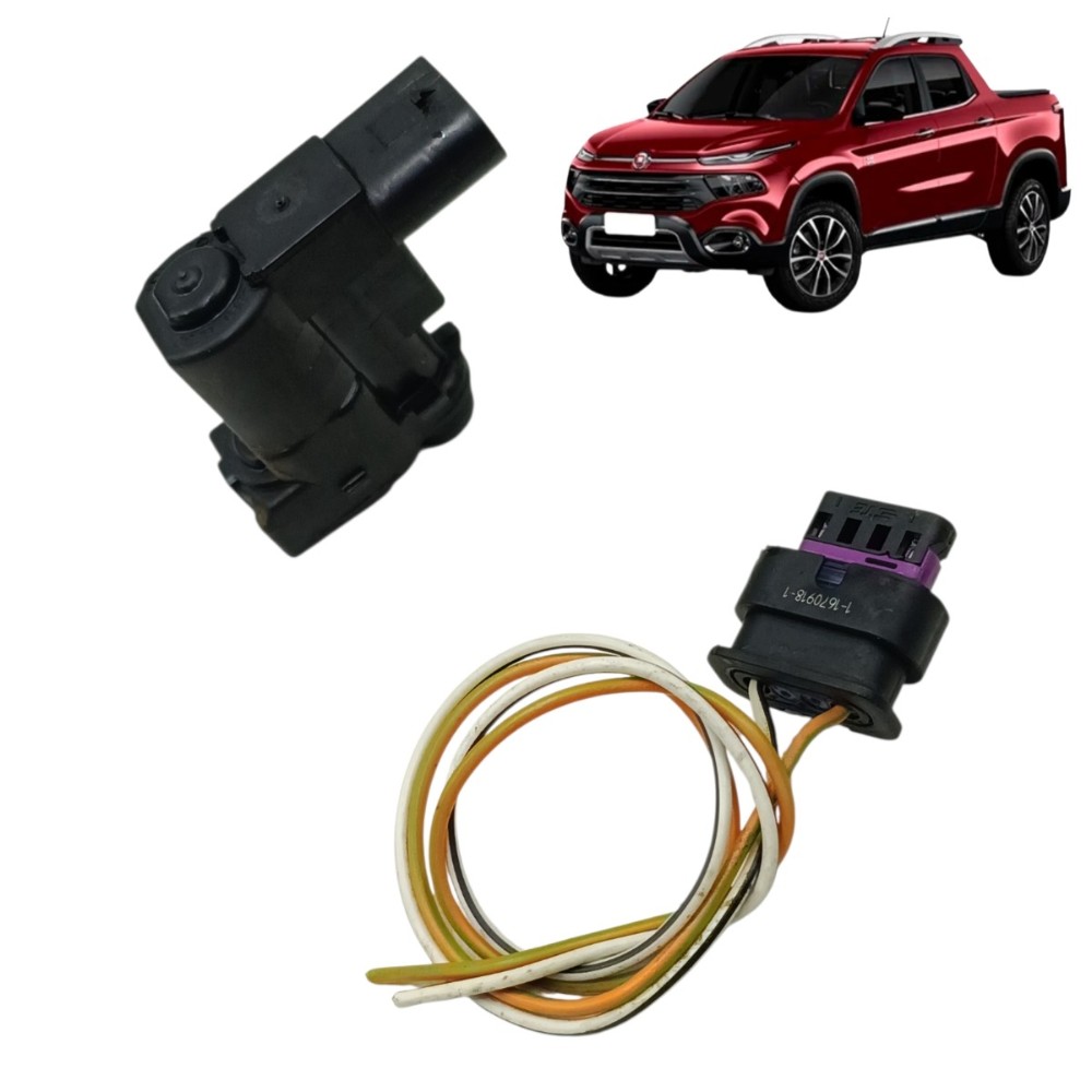 Trava portinhola tanque combustível fiat toro 2021 2020 2019