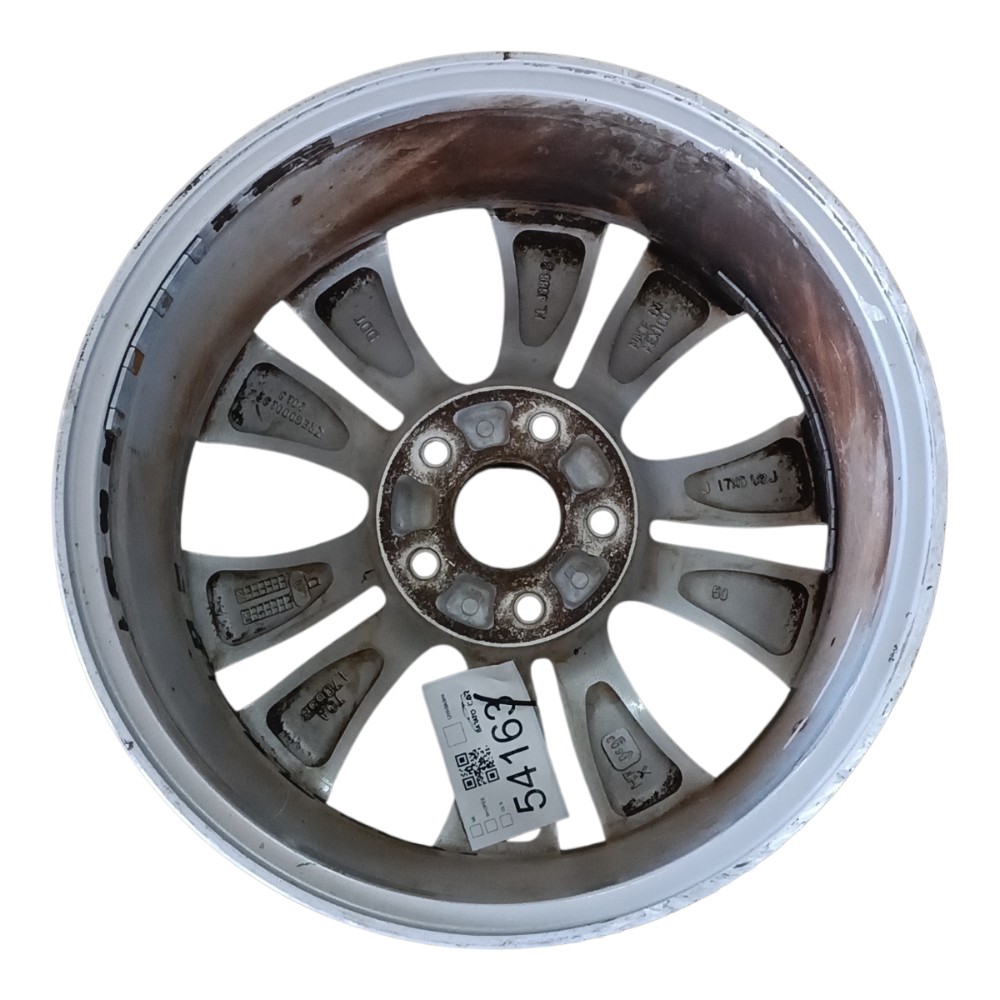 Roda Liga Leve Aro 17 5×114 Honda Crv 2013 2014 Detalhes Prata 3