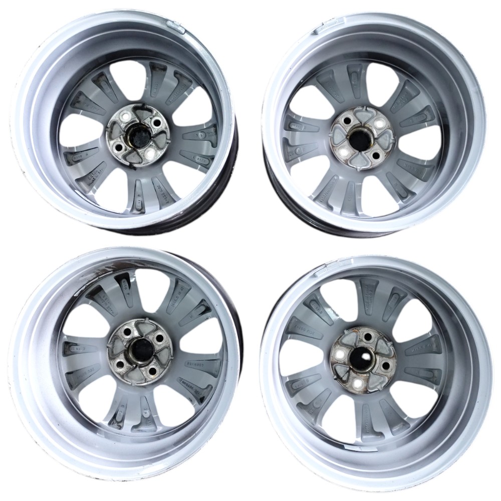 Jogo Roda Aro 16 4×100 Gm Spin Cobalt Onix Prisma Montana Prata 10