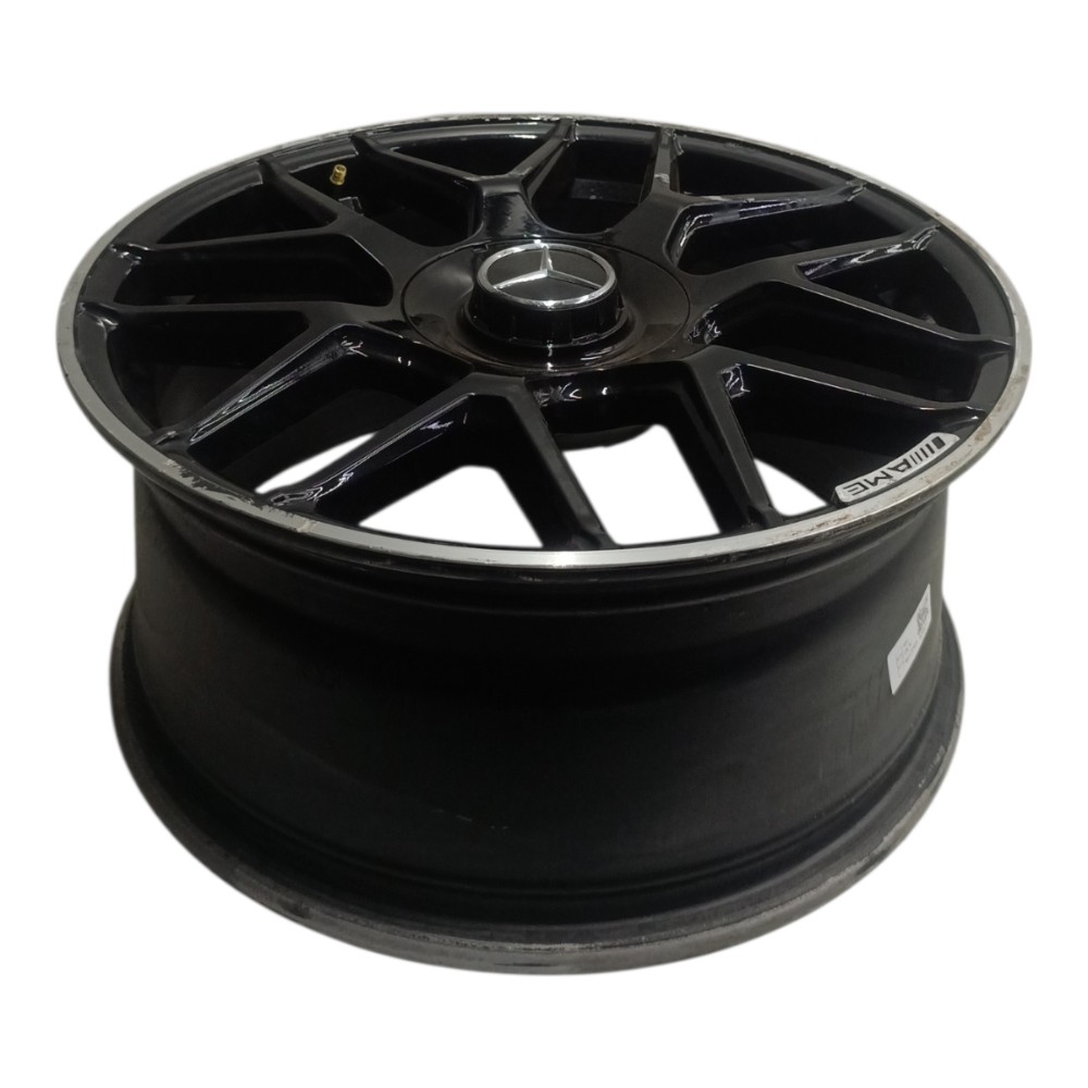 Roda Aro 19 5×112 Mercedes c230 2004 Reformar Preto 2