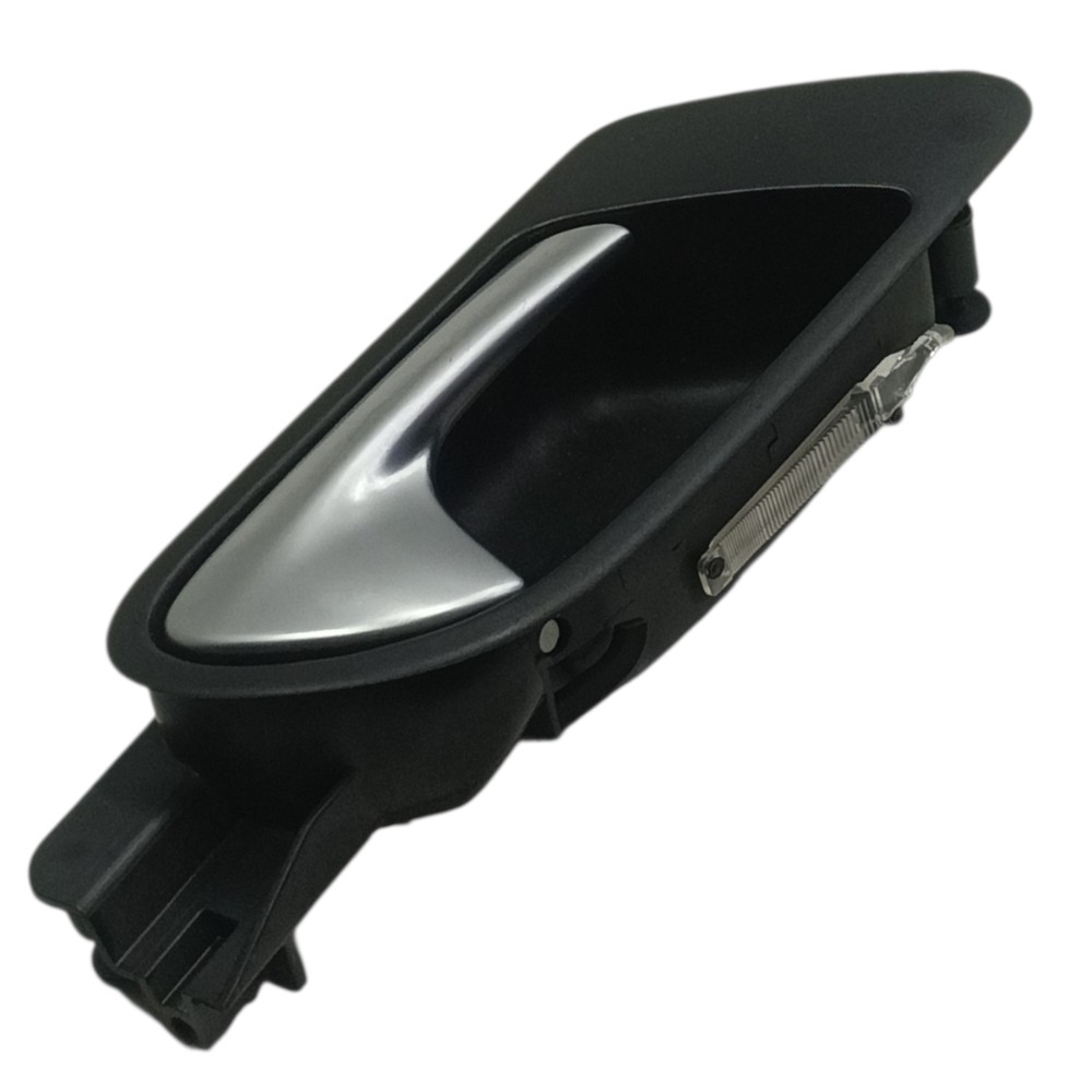 Maçaneta Interna Dianteira Direita Vw Tiguan 2011 2012 2013 Preto E Prata Dianteira 3
