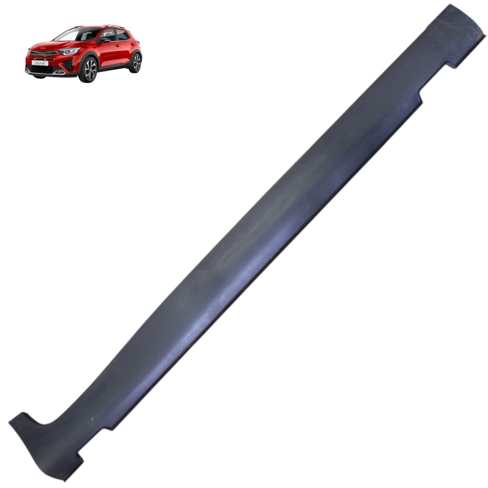 Spoiler Saia Lateral Direita Kia Stonic 2022 2023 2024 2025 Preto 1