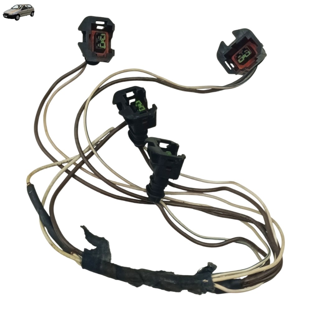 Chicote plug conector bico injetor fiat palio 1.0 fiasa 2000