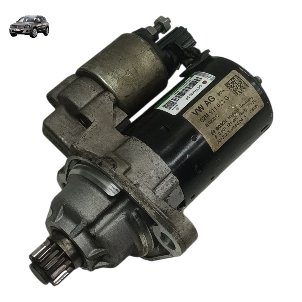 Motor Partida Arranque Vw Tiguan Jetta Fusca 2.0 Tsi 2012 13 1