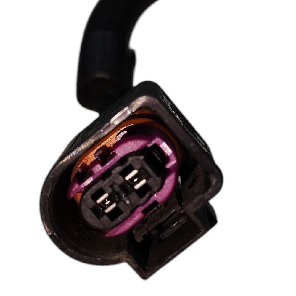 Plug conector buzina caracol 2 pinos vw fox 2010 2009 2008 3