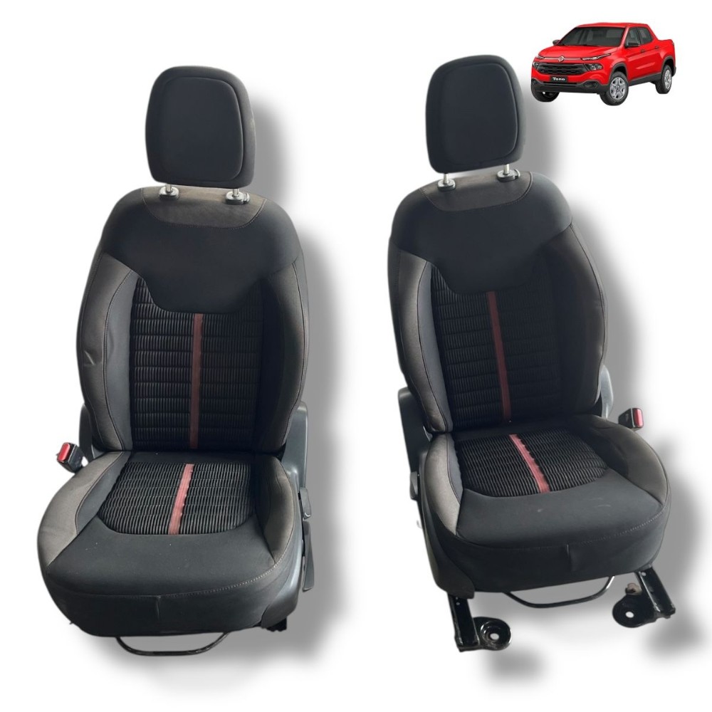 Par Banco Dianteiro Fiat Toro 1.8 2020 2019 2018 2017 Preto/vermelho 1