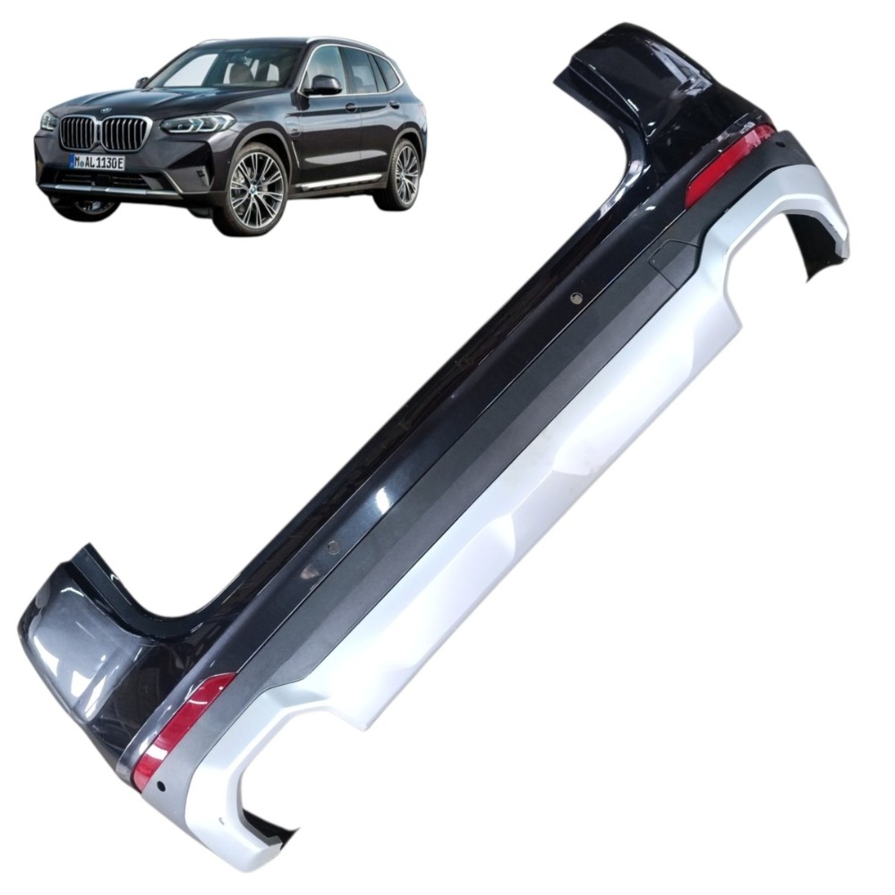 Parachoque traseiro BMW X3 30e g01 2024 2023 2022 detalhe