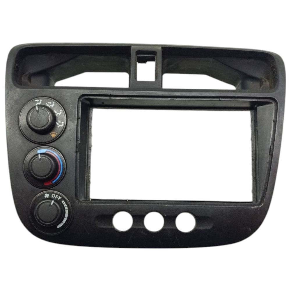 Comando Ar Moldura Central Painel Honda Civic G7 2001 2002 1